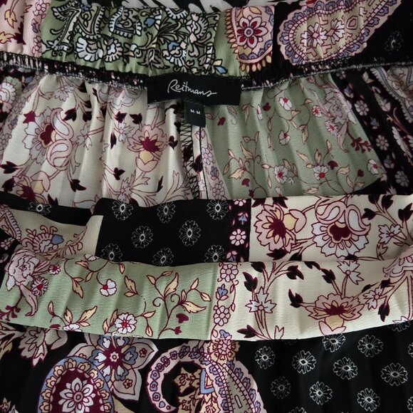 Pleated Midi Skirt with Elastic Waistband Size M - Picture 5 of 5